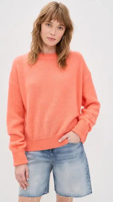 American Vintage Vito Sweater Saumon Chine Sauchi M/L | Thumbnail 2 American Vintage Vito Sweater Saumon Chine Sauchi M/L | Thumbnail 2