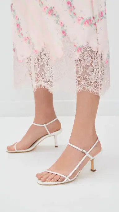 Tony Bianco Caprice Heel Sandals White 6 | Thumbnail 3