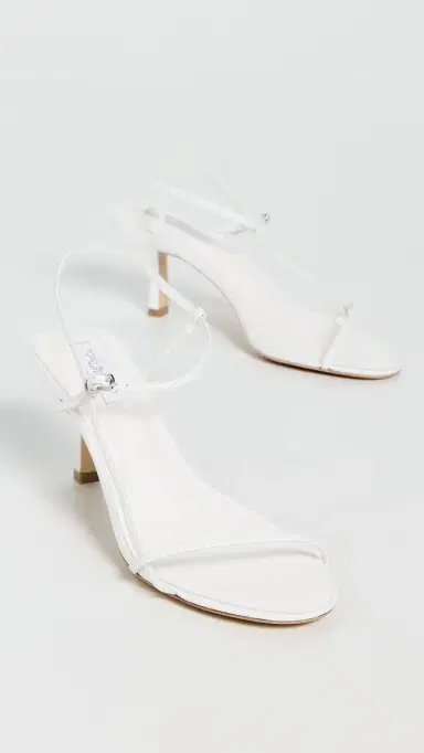 Tony Bianco Caprice Heel Sandals White 6 | Thumbnail 5