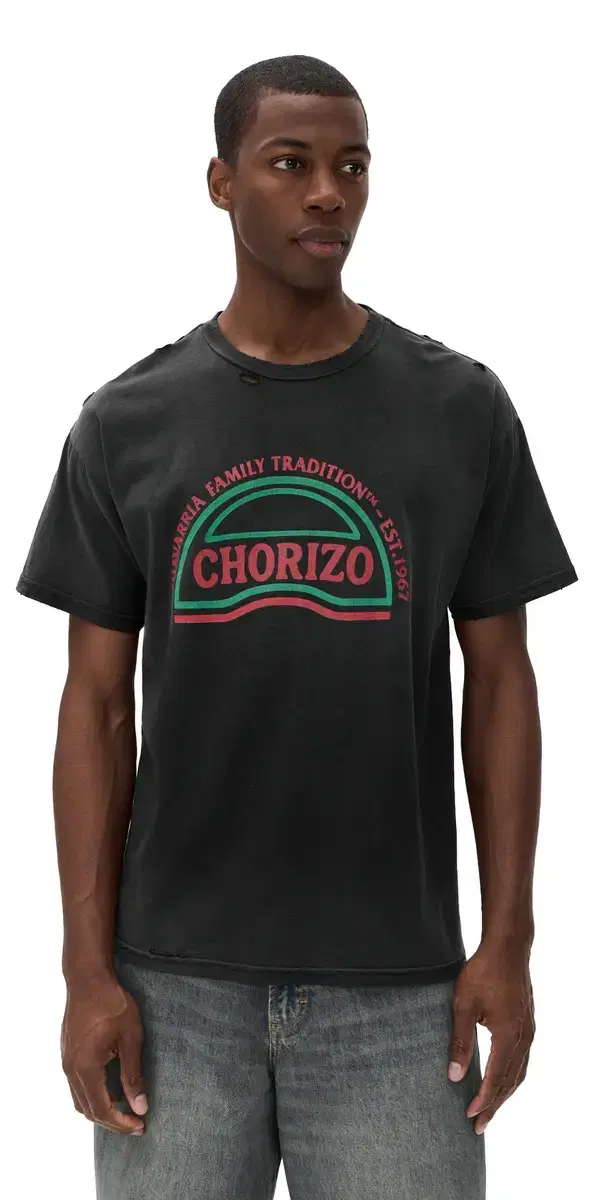 Chorizo Easy Tee Black