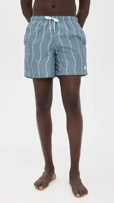 BATHER Ash Tidal Current Swim Trunks 5 Grey | Thumbnail 2 BATHER Ash Tidal Current Swim Trunks 5 Grey | Thumbnail 2