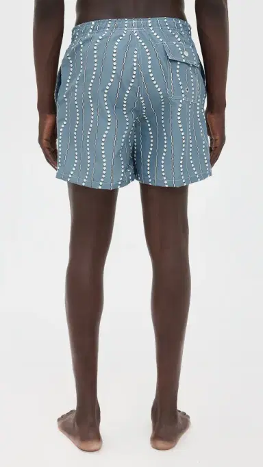 BATHER Ash Tidal Current Swim Trunks 5 Grey | Thumbnail 3 BATHER Ash Tidal Current Swim Trunks 5 Grey | Thumbnail 3