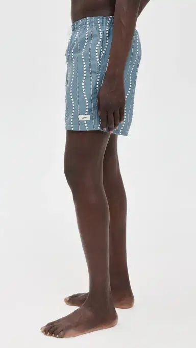 BATHER Ash Tidal Current Swim Trunks 5 Grey | Thumbnail 4 BATHER Ash Tidal Current Swim Trunks 5 Grey | Thumbnail 4