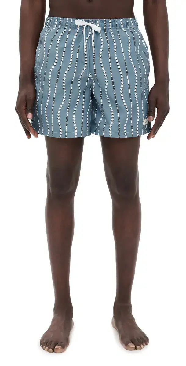 Ash Tidal Current Swim Trunks 5 Grey