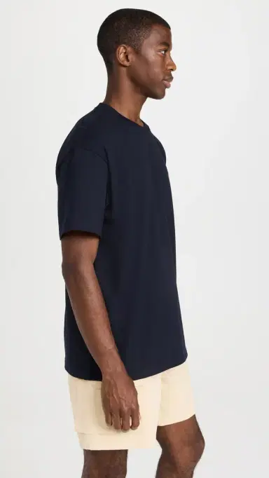 Carhartt WIP Short Sleeve Chase T-Shirt Dark Navy/Gold | Thumbnail 4
