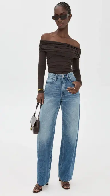 susana monaco Off Shoulder Gathered Top Java L | Thumbnail 5 susana monaco Off Shoulder Gathered Top Java L | Thumbnail 5