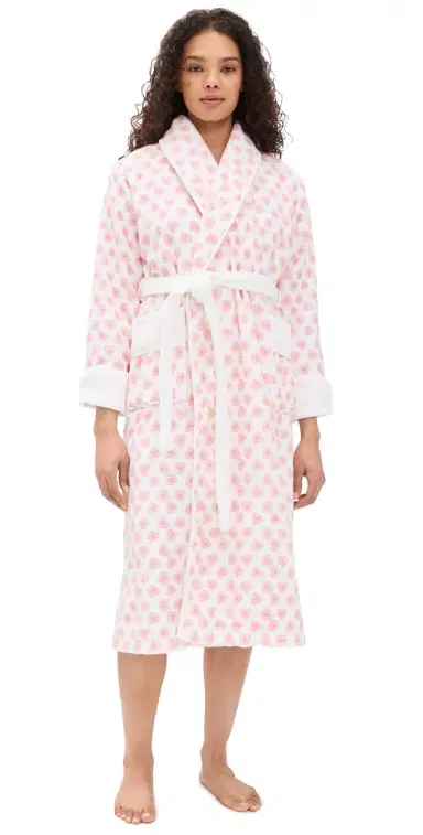 Hill House Home The Hotel Robe Doily Heart/Pink | Thumbnail 1 Hill House Home The Hotel Robe Doily Heart/Pink | Thumbnail 1