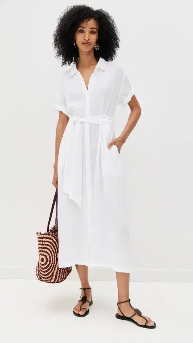 XÍRENA Caylin Dress White | Thumbnail 5 XÍRENA Caylin Dress White | Thumbnail 5