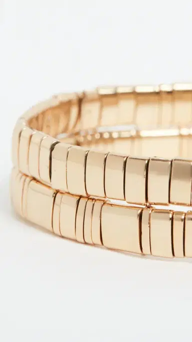 SHASHI Tilu Fort Knox Bracelet Set Fort Knox One Size | Thumbnail 4