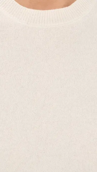 Sablyn Charleston Relaxed Crewneck Cashmere Tee Gardenia L | Thumbnail 6