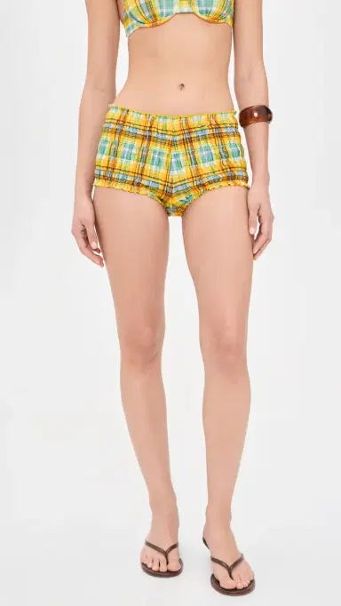 Solid & Striped The Mimi Shorts Multi Plaid | Thumbnail 2
