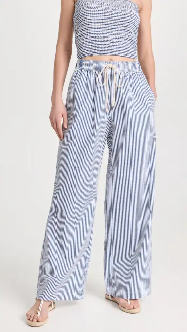 DONNI. DONNI. Pop Pants Navy Stripe L | Thumbnail 2