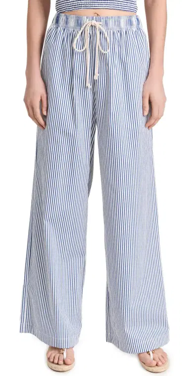 DONNI. DONNI. Pop Pants Navy Stripe L | Thumbnail 1