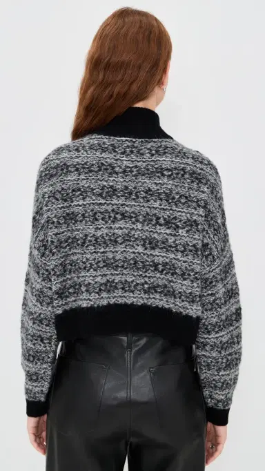 STAUD Cropped Hampton Sweater Telluride | Thumbnail 3