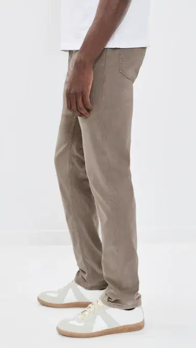 Frame Modern Straight Twill Jeans Stone Grey 29 | Thumbnail 4