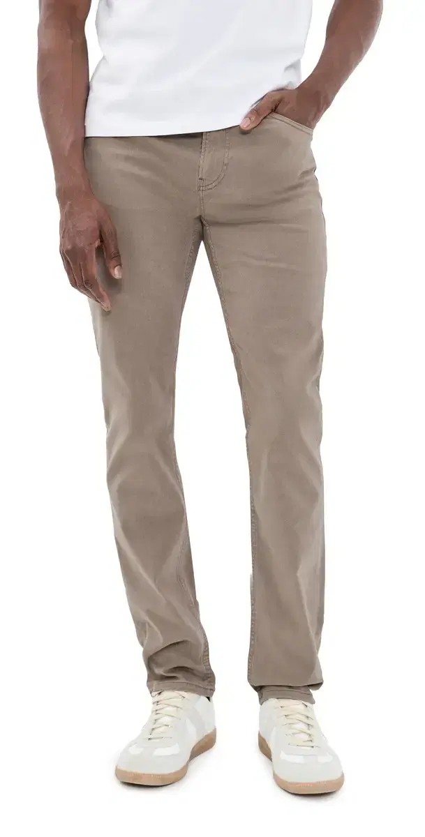 Modern Straight Twill Jeans Stone Grey