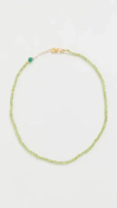 Chan Luu Lottie Necklace Peridot Mix One Size | Thumbnail 2