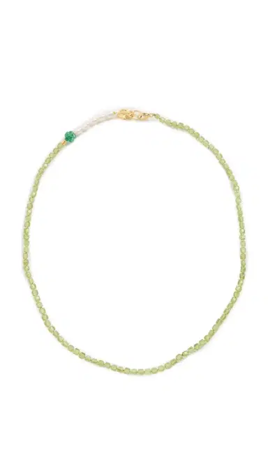 Chan Luu Lottie Necklace Peridot Mix One Size | Thumbnail 5