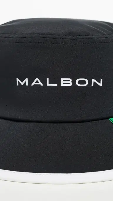 Malbon Performance Tech Bucket Hat Black | Thumbnail 4