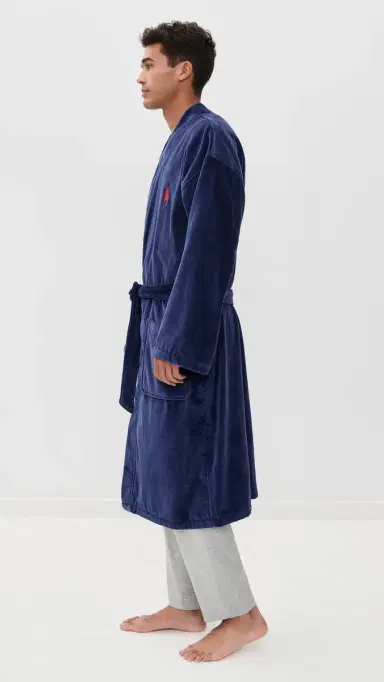 Polo Ralph Lauren Underwear Terry Velour Robe | Thumbnail 4