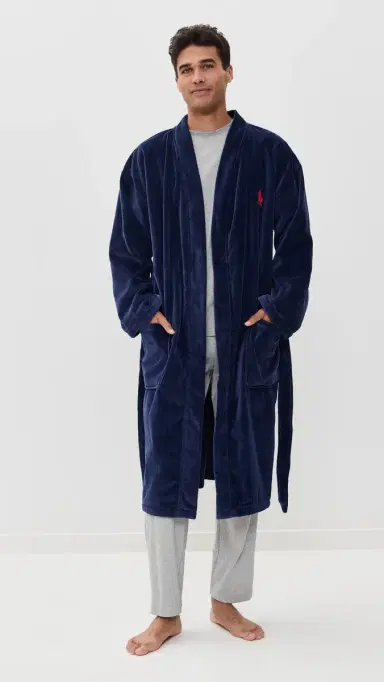 Polo Ralph Lauren Underwear Terry Velour Robe | Thumbnail 5