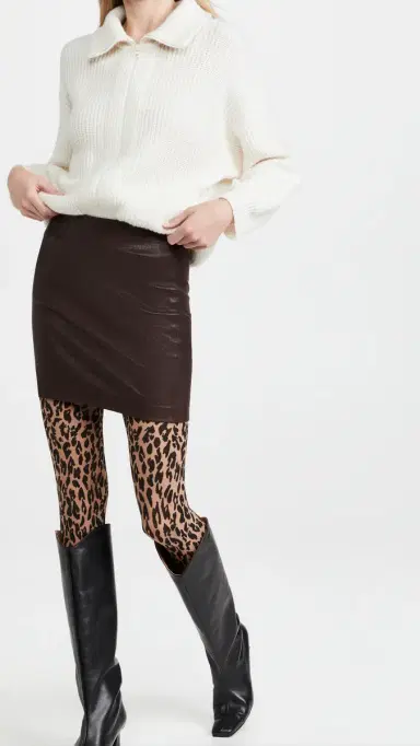 Wolford Josey Tights Fairly Light/Black | Thumbnail 3