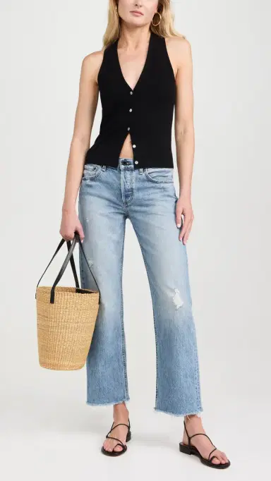 Askk NY Low Rise Straight Jeans Berkley 28 | Thumbnail 5