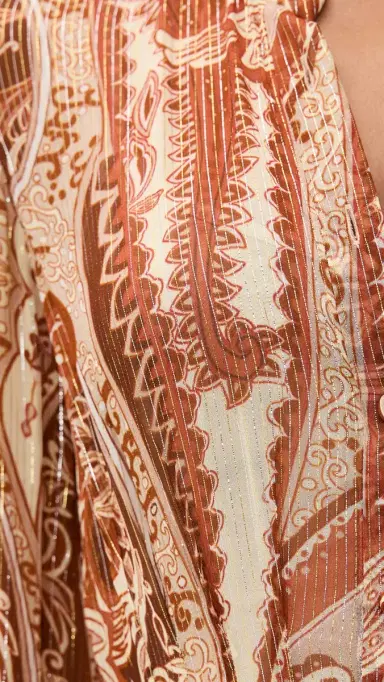 Hemant & Nandita Maxi Dress Eggshell | Thumbnail 6 Hemant & Nandita Maxi Dress Eggshell | Thumbnail 6