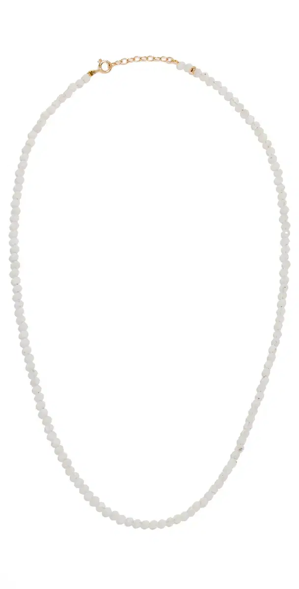 JIA JIA June Moonstone Beaded Necklace Moonstone One Size