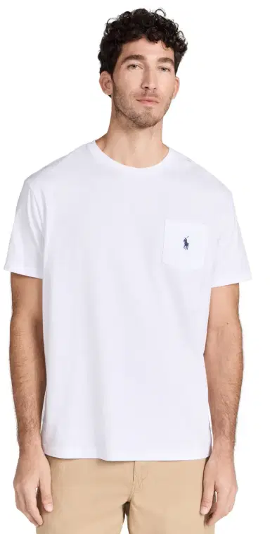 Polo Ralph Lauren Classic Fit Pocket Tee White S | Thumbnail 1