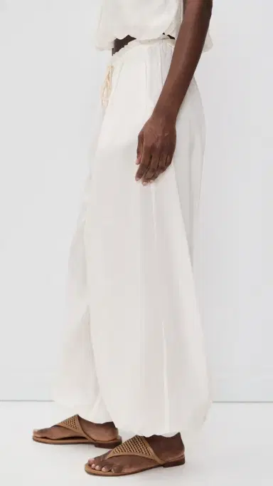 The Garment Bazaar Balloon Pants White 10 | Thumbnail 4