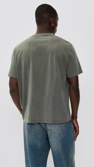 Our Legacy Cotton Box Tee Worn Olive Legacy Jersey 46 | Thumbnail 3 Our Legacy Cotton Box Tee Worn Olive Legacy Jersey 46 | Thumbnail 3