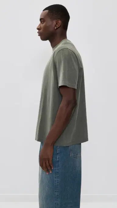 Our Legacy Cotton Box Tee Worn Olive Legacy Jersey 46 | Thumbnail 4 Our Legacy Cotton Box Tee Worn Olive Legacy Jersey 46 | Thumbnail 4