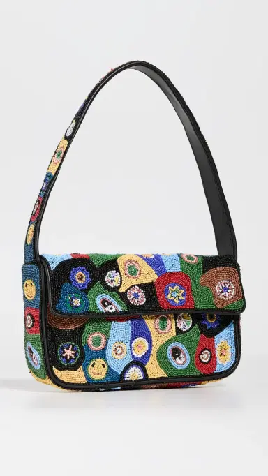 Staud Tommy Bag Milliefiori Black One Size | Thumbnail 2 Staud Tommy Bag Milliefiori Black One Size | Thumbnail 2
