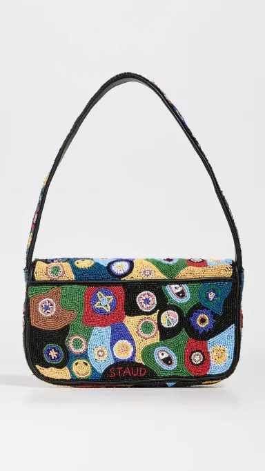 Staud Tommy Bag Milliefiori Black One Size | Thumbnail 4 Staud Tommy Bag Milliefiori Black One Size | Thumbnail 4