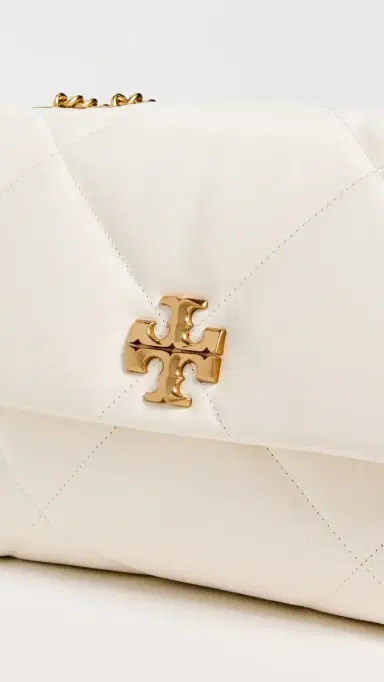 Tory Burch Kira Diamond Quilt Convertible Shoulder Bag Warm White One Size | Thumbnail 5 Tory Burch Kira Diamond Quilt Convertible Shoulder Bag Warm White One Size | Thumbnail 5
