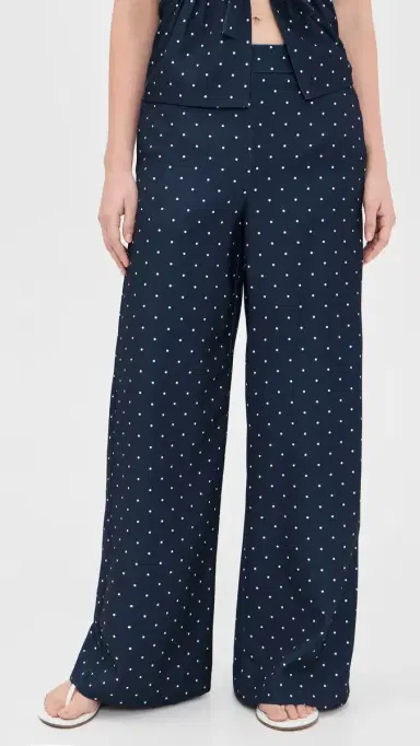 English Factory Polka Dot Pants Navy S | Thumbnail 2
