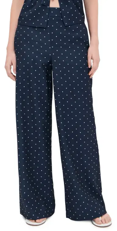 English Factory Polka Dot Pants Navy S | Thumbnail 1