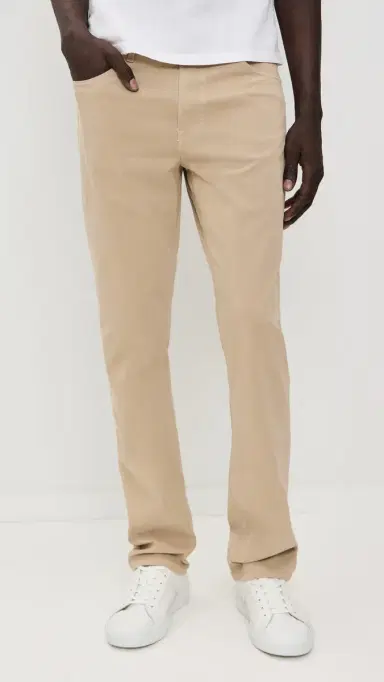 Frame Modern Straight Twill Jeans Beige 36 | Thumbnail 2
