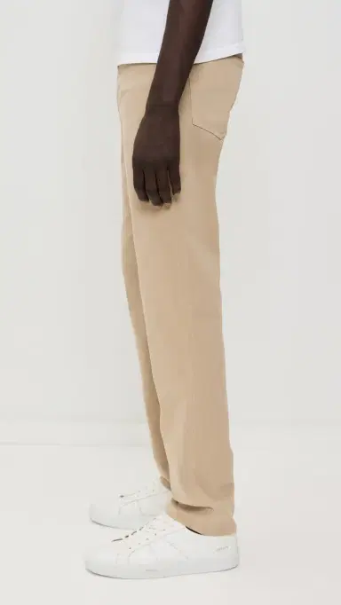 Frame Modern Straight Twill Jeans Beige 36 | Thumbnail 4