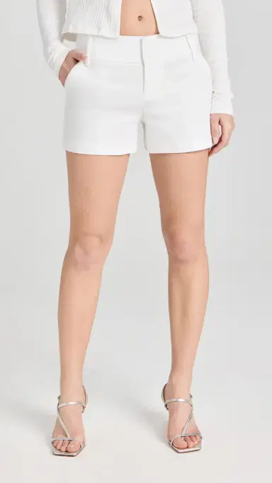Alice + Olivia Cady Shorts Off White 12 | Thumbnail 2