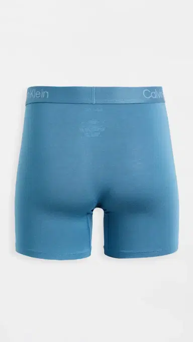 Calvin Klein Underwear Ultra Soft Modal 3-Pack Boxer Briefs Oatmeal Heather/Gulf Blue/Libe | Thumbnail 3