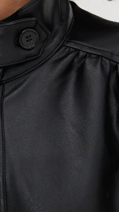 BARDOT Clements Vegan Leather Jacket Black | Thumbnail 6 BARDOT Clements Vegan Leather Jacket Black | Thumbnail 6