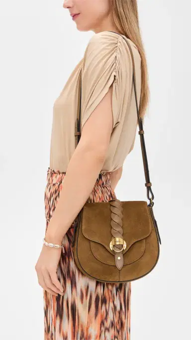 Isabel Marant Altay Small Crossbody Bag Cognac One Size | Thumbnail 3 Isabel Marant Altay Small Crossbody Bag Cognac One Size | Thumbnail 3