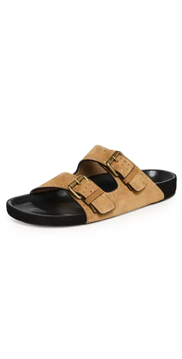 Isabel Marant Lennyo Sandals Chestnut