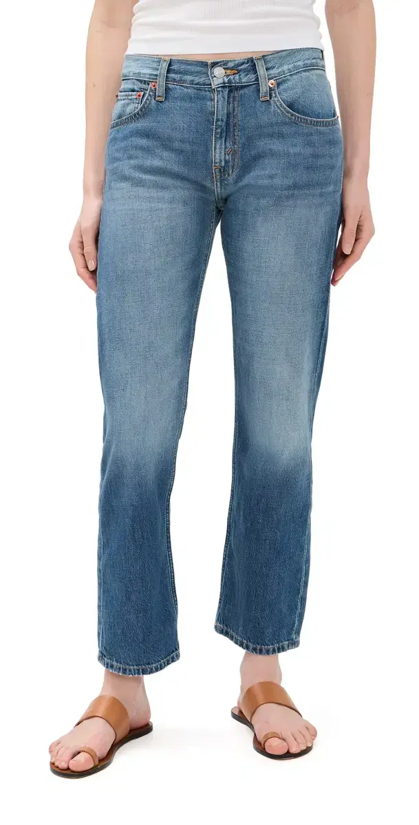 RE/DONE Blondie Crop Jeans Mendocino Indigo