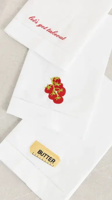 Abbode Tomato Tea Towel | Thumbnail 5