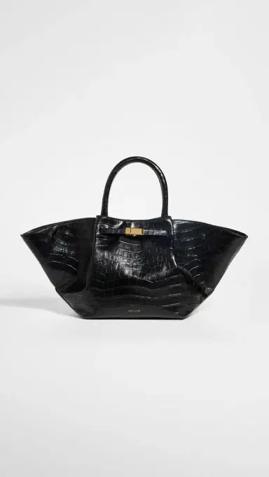 DeMellier Midi New York Bag Black Croc | Thumbnail 2 DeMellier Midi New York Bag Black Croc | Thumbnail 2