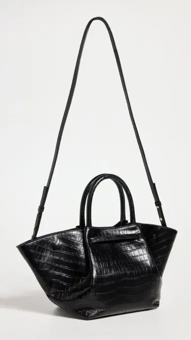 DeMellier Midi New York Bag Black Croc | Thumbnail 4 DeMellier Midi New York Bag Black Croc | Thumbnail 4