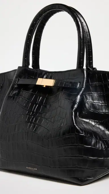 DeMellier Midi New York Bag Black Croc | Thumbnail 5 DeMellier Midi New York Bag Black Croc | Thumbnail 5